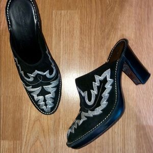 Donald J. Pliner Bozza Mules Slip On Heels Shoes